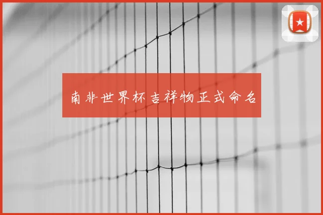南非世界杯吉祥物正式命名